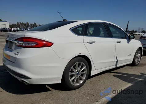 2017 Ford Fusion Se Hybrid из США, поврежденный, VIN 3FA6P0LUXHR409368